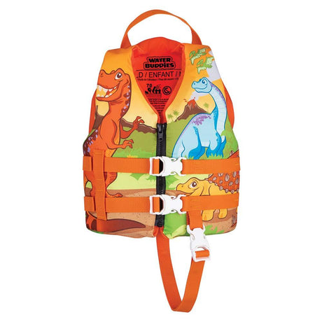 Full Throttle Water Buddies Life Vest - Child 30-50lbs - Dinosaurs - Kesper Supply