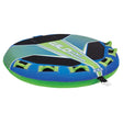 Full Throttle Wild Wake Shocker Towable Tube - 3 Rider - Blue - Kesper Supply