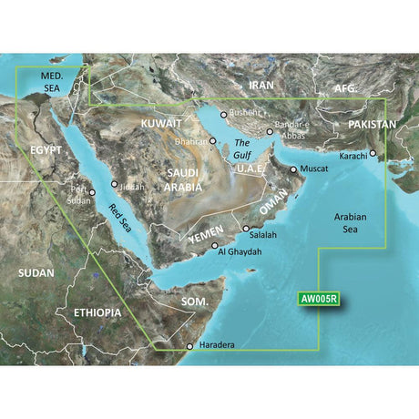 Garmin BlueChart g3 HD - HAW005R - The Gulf & Red Sea - microSD/SD - Kesper Supply