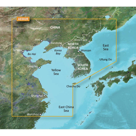 Garmin BlueChart g3 HD - HXAE002R - Yellow Sea - microSD/SD - Kesper Supply