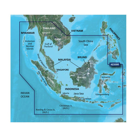 Garmin BlueChart g3 HD - HXAE009R - Singapore / Malaysia / Indonesia - microSD / SD - Kesper Supply