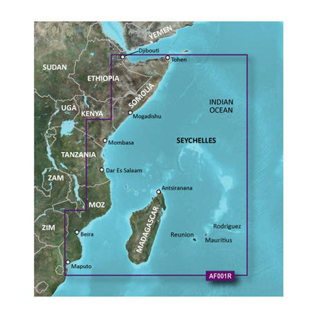 Garmin BlueChart g3 HD - HXAF001R - Eastern Africa - microSD/SD - Kesper Supply