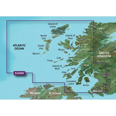 Garmin BlueChart g3 HD - HXEU006R - Scotland West Coast - microSD/SD - Kesper Supply