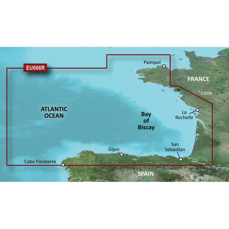 Garmin BlueChart g3 HD - HXEU008R - Bay of Biscay - microSD/SD - Kesper Supply