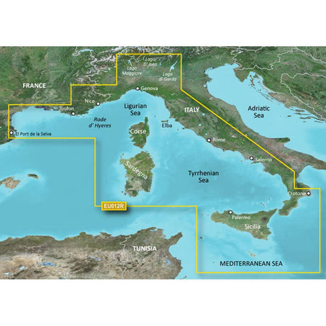 Garmin BlueChart g3 HD - HXEU012R - Italy West Coast - microSD/SD - Kesper Supply