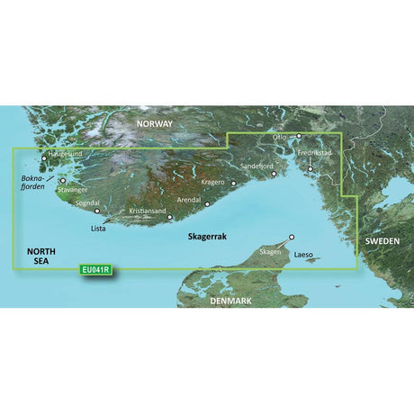 Garmin BlueChart g3 HD - HXEU041R - Oslo - Skagerak - Haugesund - microSD/SD - Kesper Supply