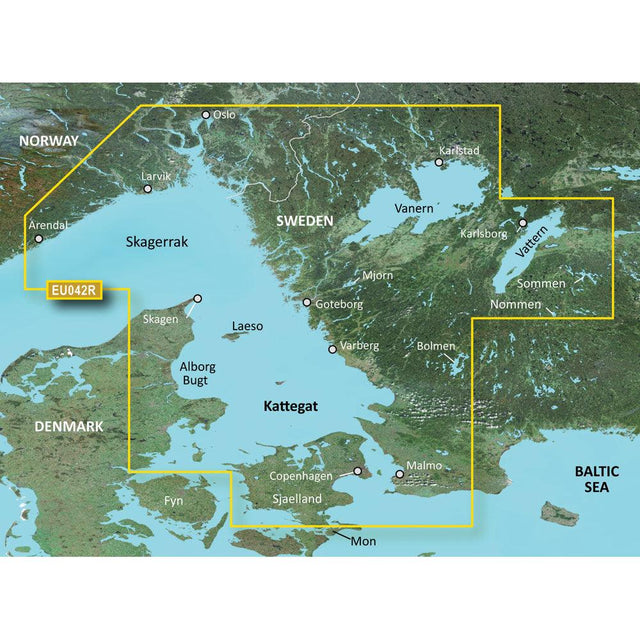 Garmin BlueChart g3 HD - HXEU042R - Oslo to Trelleborg - microSD/SD - Kesper Supply