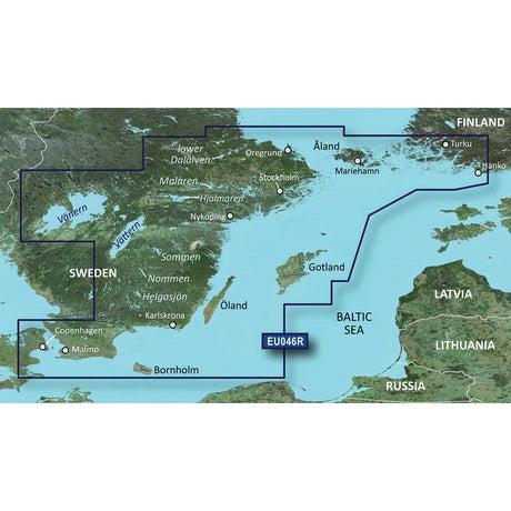 Garmin BlueChart g3 HD - HXEU046R - Oregrund Aland to Malmo - microSD/SD - Kesper Supply