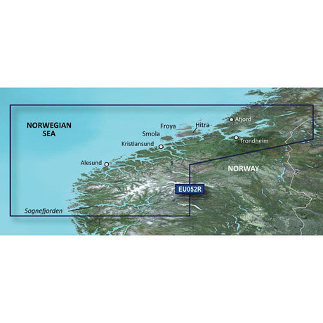 Garmin BlueChart g3 HD - HXEU052R - Sognefjorden - Svefjorden - microSD/SD - Kesper Supply