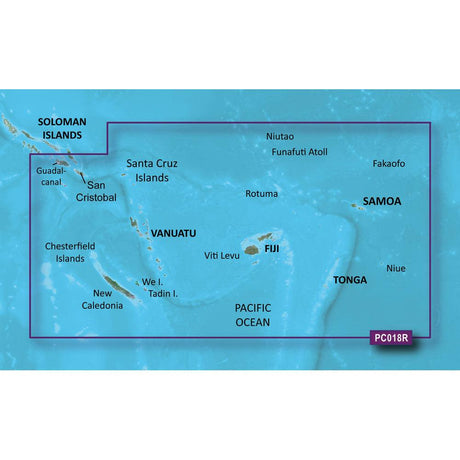 Garmin BlueChart g3 HD - HXPC018R - New Caledonia To Fiji - microSD/SD - Kesper Supply