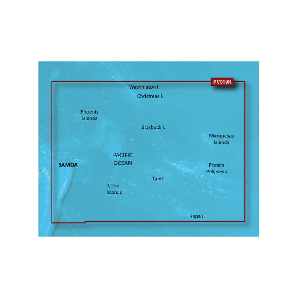 Garmin BlueChart g3 HD - HXPC019R - Polynesia - microSD/SD - Kesper Supply