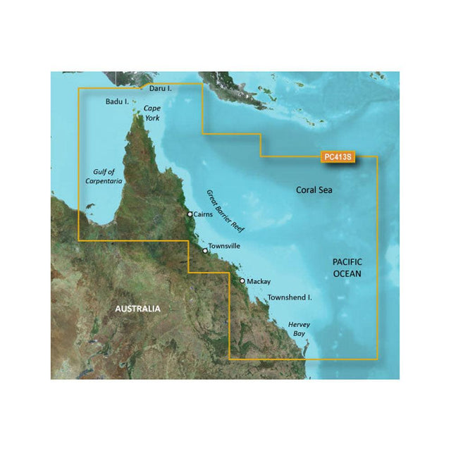 Garmin BlueChart g3 HD - HXPC413S - Mornington Island - Hervey Bay - microSD/SD - Kesper Supply