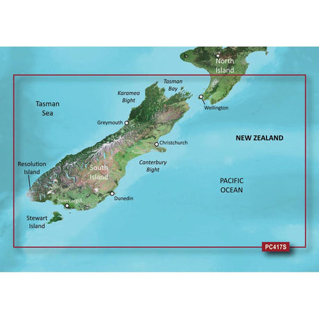 Garmin BlueChart g3 HD - HXPC417S - New Zealand South - microSD/SD - Kesper Supply