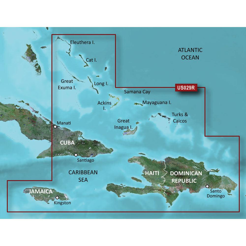 Garmin BlueChart g3 HD - HXUS029R - Southern Bahamas - microSD/SD - Kesper Supply