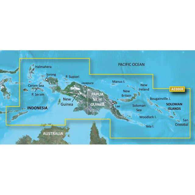 Garmin BlueChart g3 Vision HD - VAE006R - Timor Leste/New Guinea - microSD/SD - Kesper Supply