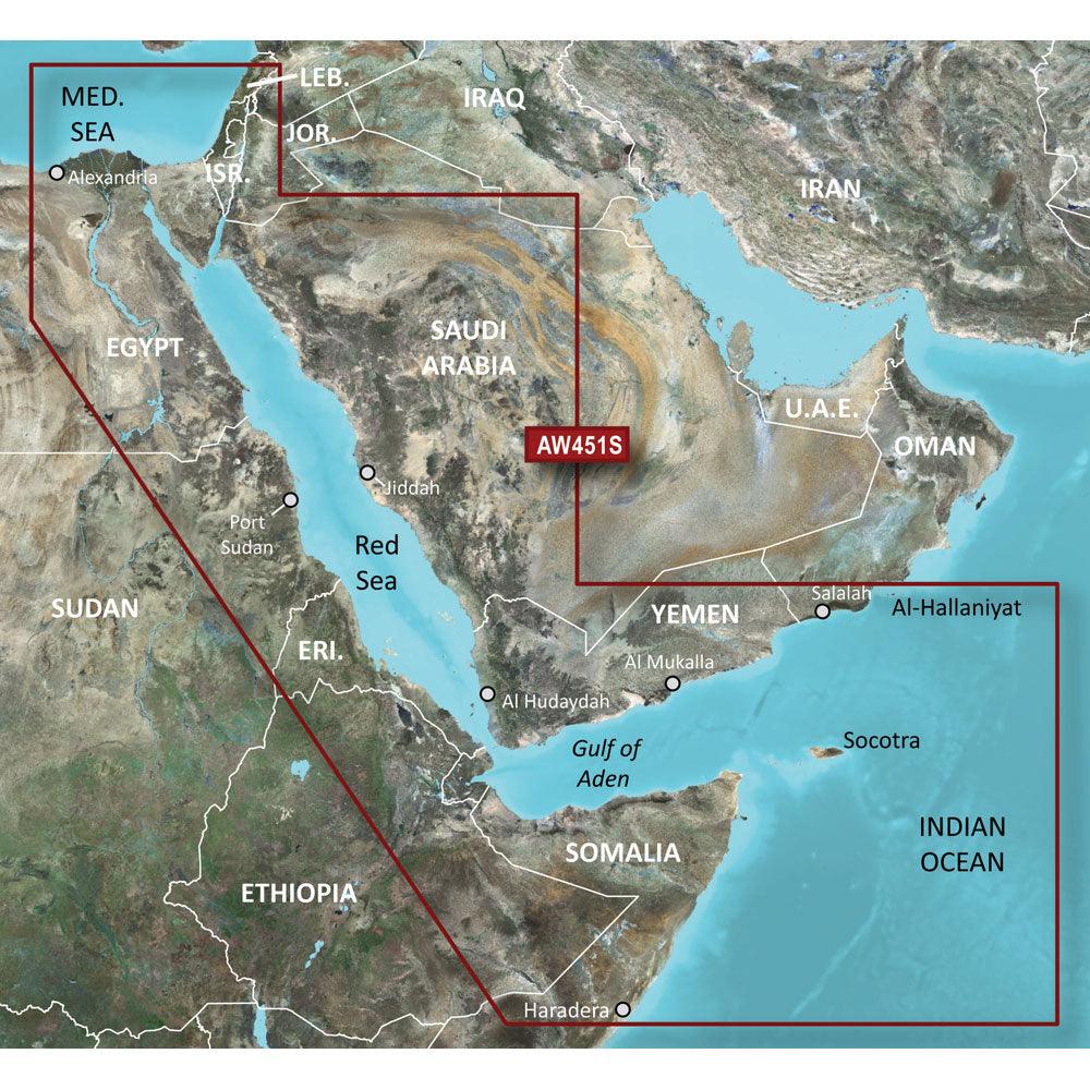 Garmin BlueChart g3 Vision HD - VAW451S - Red Sea - microSD/SD - Kesper Supply