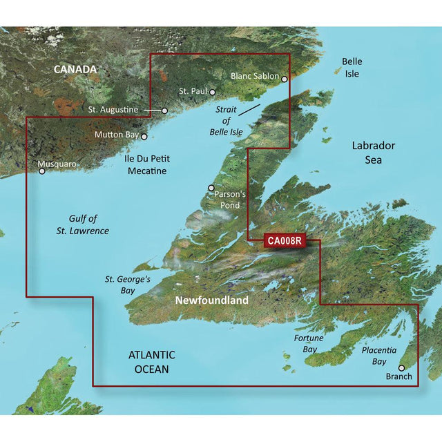 Garmin BlueChart g3 Vision HD - VCA008R - Newfoundland West - microSD/SD - Kesper Supply