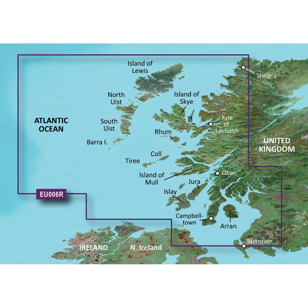 Garmin BlueChart g3 Vision HD - VEU006R - Scotland, West Coast - microSD/SD - Kesper Supply