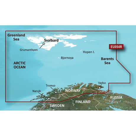 Garmin BlueChart g3 Vision HD - VEU054R - Vestfjd-Svalbard-Varanger - microSD/SD - Kesper Supply