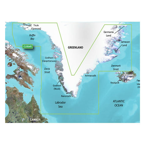 Garmin BlueChart g3 Vision HD - VEU064R - Greenland - microSD/SD - Kesper Supply