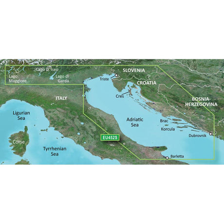 Garmin BlueChart g3 Vision HD - VEU452S - Adriatic Sea, North Coast - microSD/SD - Kesper Supply