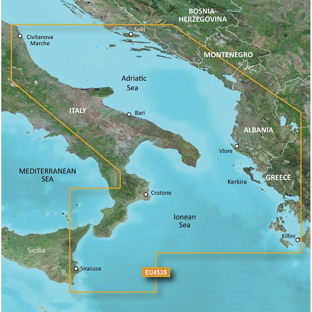 Garmin BlueChart g3 Vision HD - VEU453S - Adriatic Sea, South Coast - microSD/SD - Kesper Supply