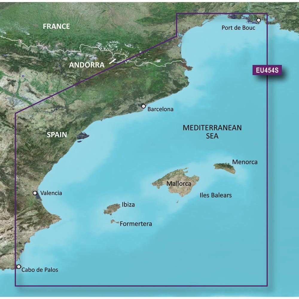 Garmin BlueChart g3 Vision HD - VEU454S - Barcelona & Valencia - microSD/SD - Kesper Supply