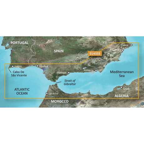 Garmin BlueChart g3 Vision HD - VEU455S - Alicante to Cabo de Sao Vicente - microSD/SD - Kesper Supply