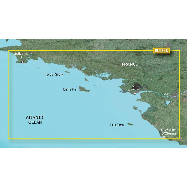 Garmin BlueChart g3 Vision HD - VEU464S - Penmarch to Les Sables d'Olonne - microSD/SD - Kesper Supply