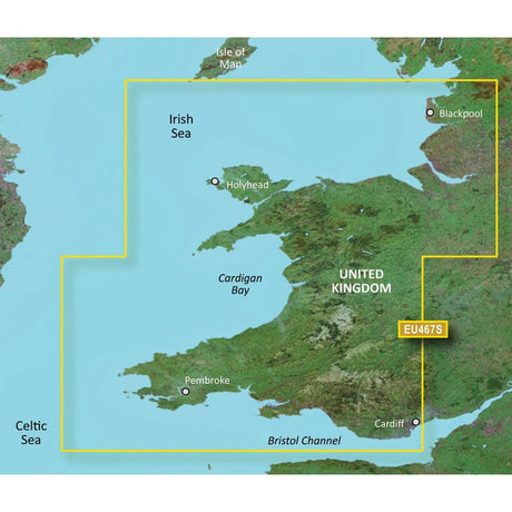 Garmin BlueChart g3 Vision HD - VEU467S - Blackpool to Cardiff - microSD/SD - Kesper Supply