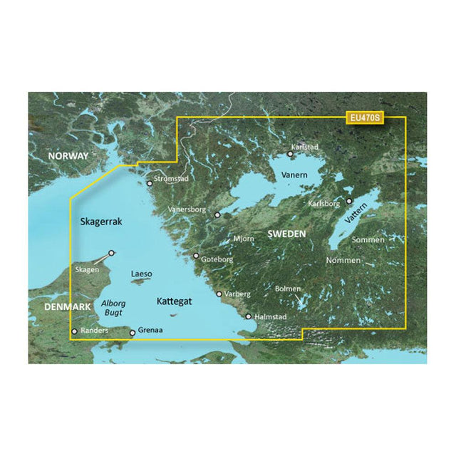 Garmin BlueChart g3 Vision HD - VEU470S - Stromstad to Halmstad - microSD/SD - Kesper Supply