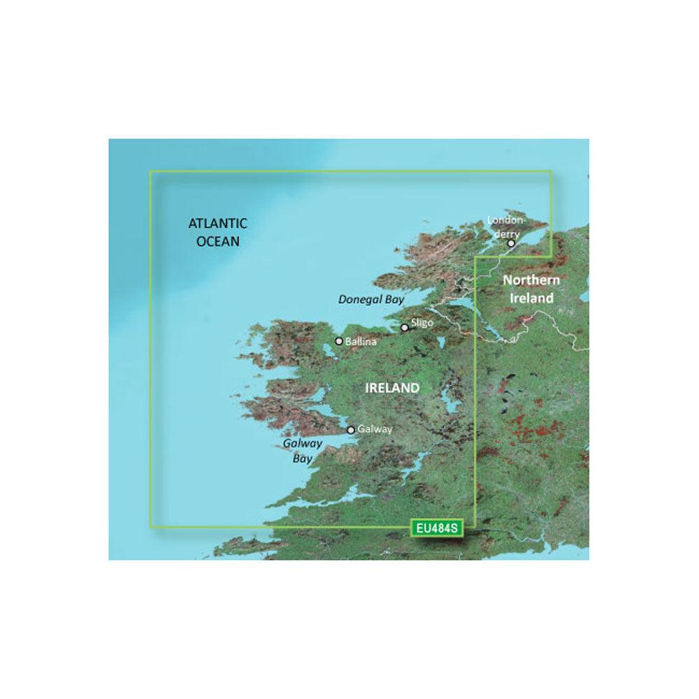 Garmin BlueChart g3 Vision HD - VEU484S - Ireland North-West - microSD/SD - Kesper Supply