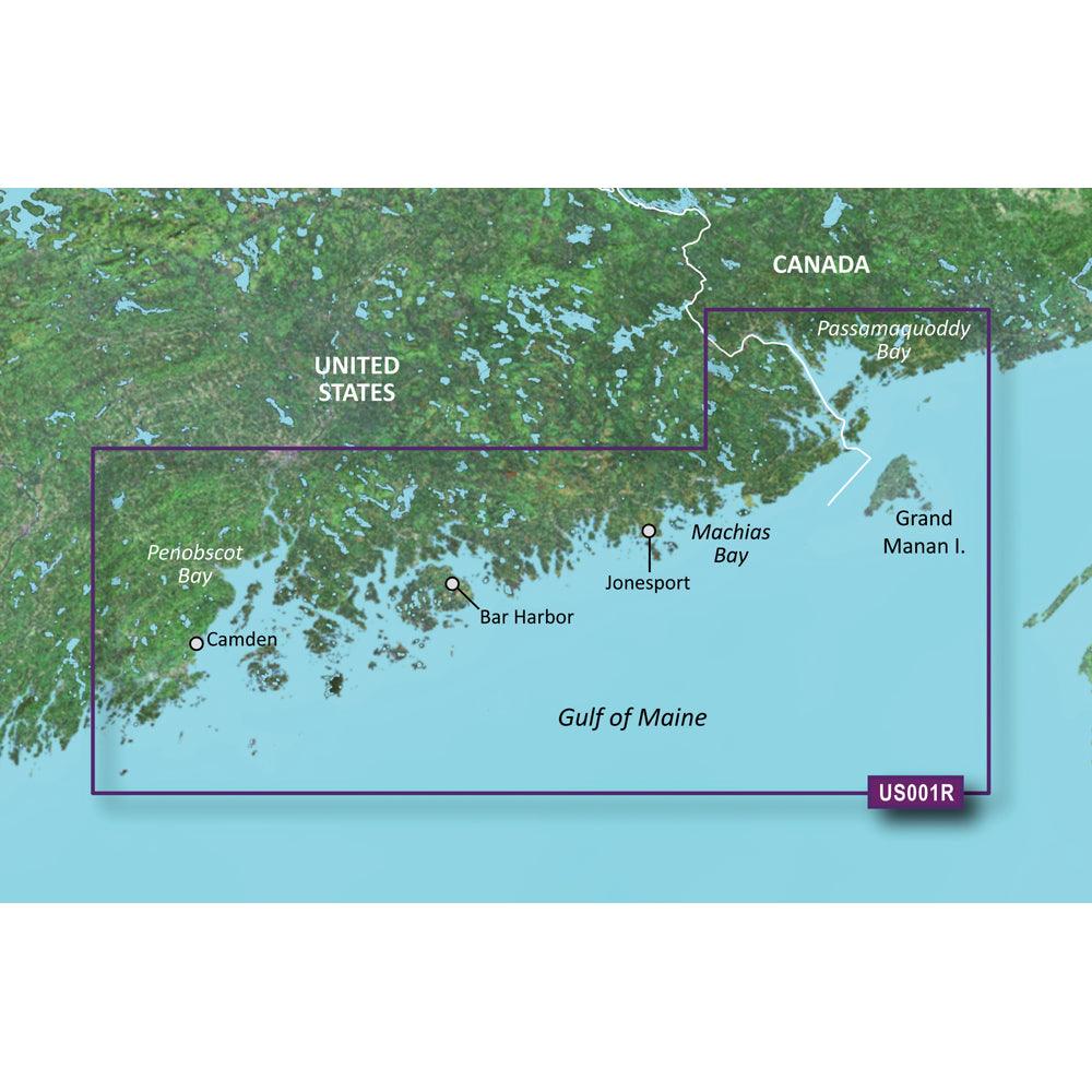 Garmin BlueChart g3 Vision HD - VUS001R - North Maine - microSD/SD - Kesper Supply