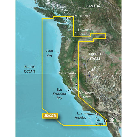 Garmin BlueChart g3 Vision HD - VUS037R - Vancouver - San Diego - microSD/SD - Kesper Supply