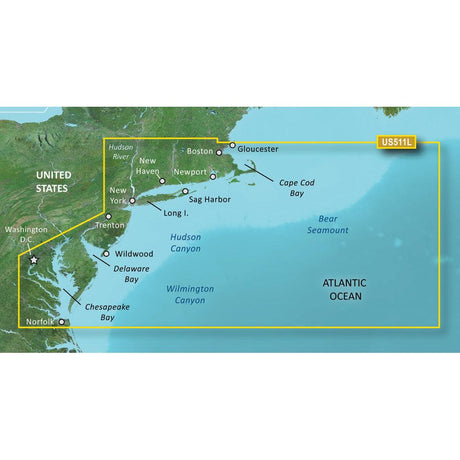 Garmin BlueChart g3 Vision HD - VUS511L - Boston - Norfolk - microSD/SD - Kesper Supply