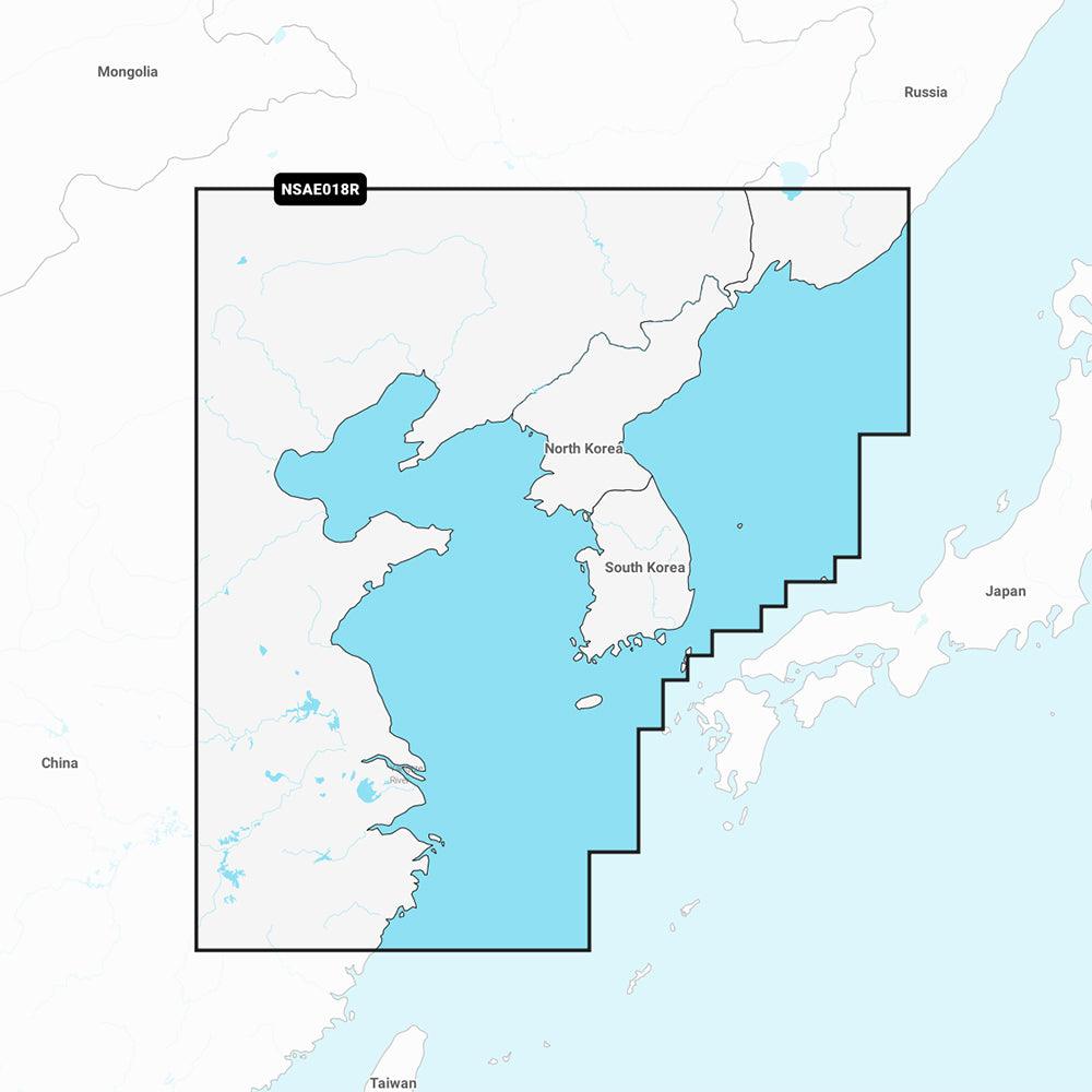 Garmin Navionics+ NSAE018R - Yellow Sea - Marine Chart - Kesper Supply