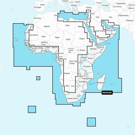 Garmin Navionics+ NSAF630L - Africa & Middle East - Marine Chart - Kesper Supply