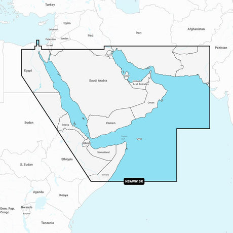 Garmin Navionics+ NSAW010R - The Gulf & Red Sea - Marine Chart - Kesper Supply