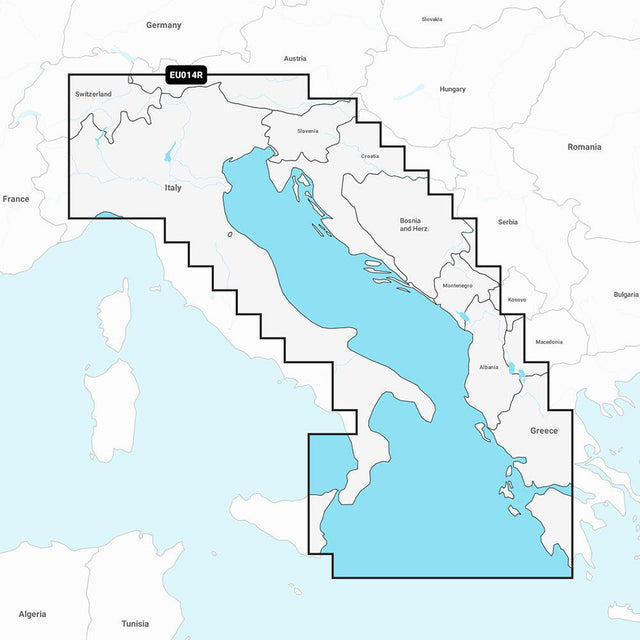 Garmin Navionics+ NSEU014R - Italy, Adriatic Sea - Marine Chart - Kesper Supply