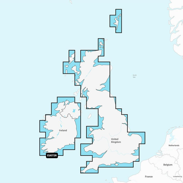 Garmin Navionics+ NSEU072R - U.K. & Ireland Lakes & Rivers - Marine Chart - Kesper Supply