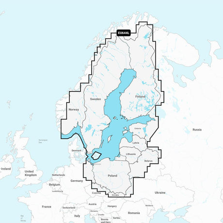 Garmin Navionics+ NSEU644L - Baltic Sea - Marine Chart - Kesper Supply