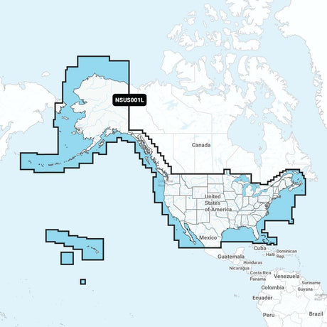 Garmin Navionics+ NSUS001L US & Coastal Canada - Kesper Supply