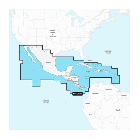 Garmin Navionics+™ NSSA010R Central America & Caribbean - Kesper Supply