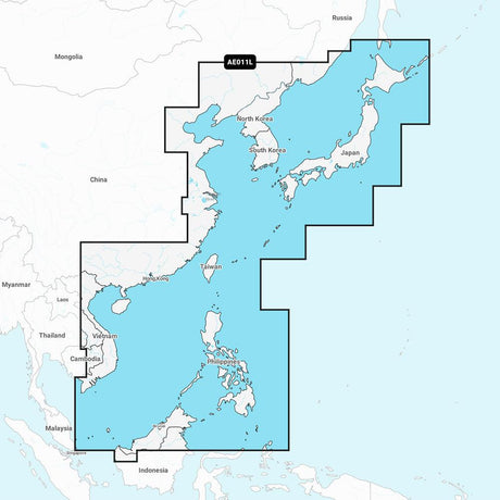 Garmin Navionics Vision+ NVAE011L - China Sea & Japan - Marine Chart - Kesper Supply