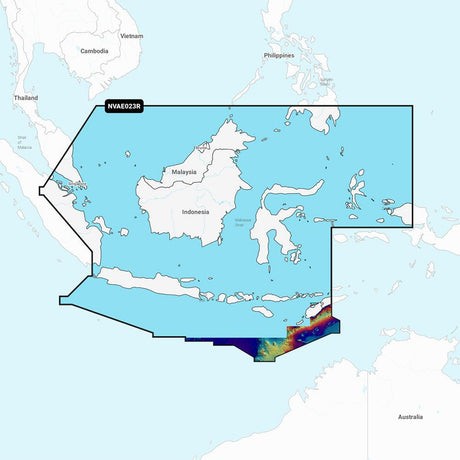 Garmin Navionics Vision+ NVAE023R - Java & Borneo - Marine Chart - Kesper Supply