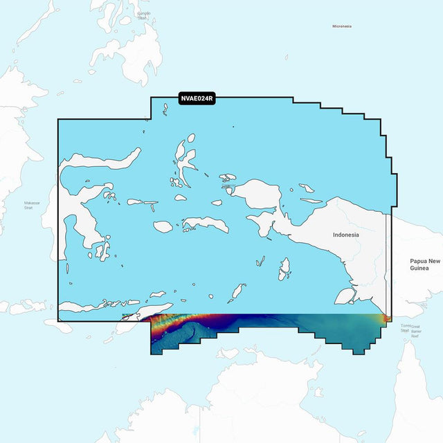 Garmin Navionics Vision+ NVAE024R - Central West Papua & East Sulawesi - Marine Chart - Kesper Supply