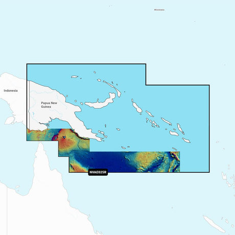 Garmin Navionics Vision+ NVAE025R - Papua New Guinea & Solomon Islands - Marine Chart - Kesper Supply