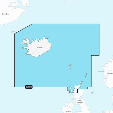 Garmin Navionics Vision+ NVEU043R - Iceland to Orkney - Marine Chart - Kesper Supply