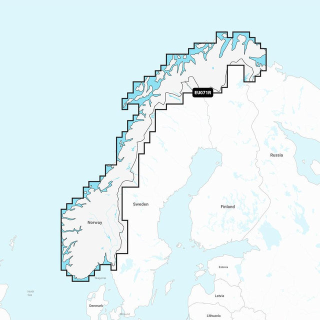 Garmin Navionics Vision+ NVEU071R - Norway, Lakes & Rivers - Inland Marine Chart - Kesper Supply