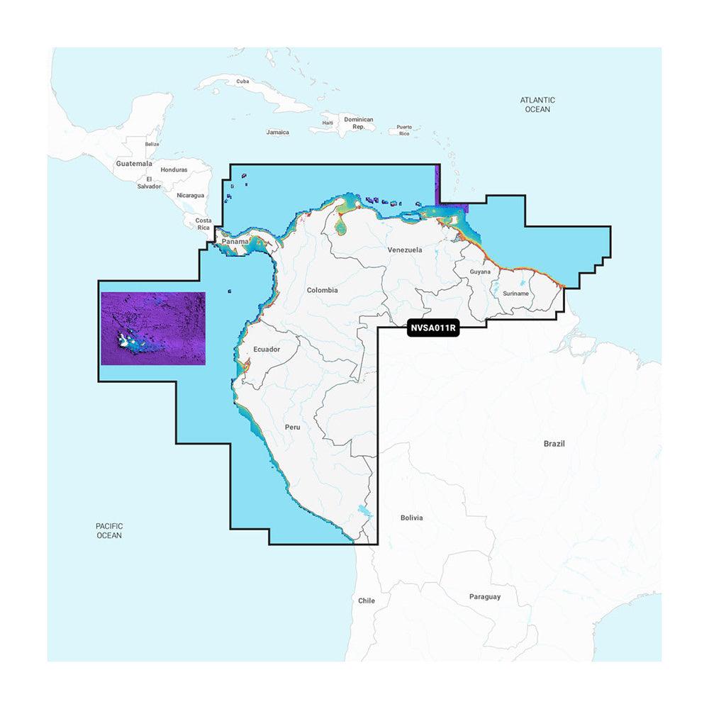 Garmin Navionics Vision+™ NSSA011R South America (North) - Kesper Supply